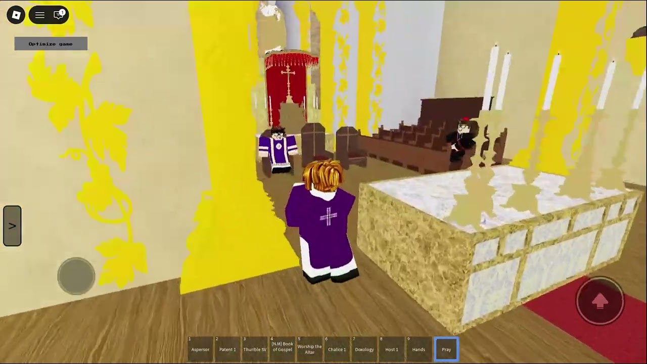 8PM Sunday Evening Mass Today 3/8/26 (Simulated in Roblox)
