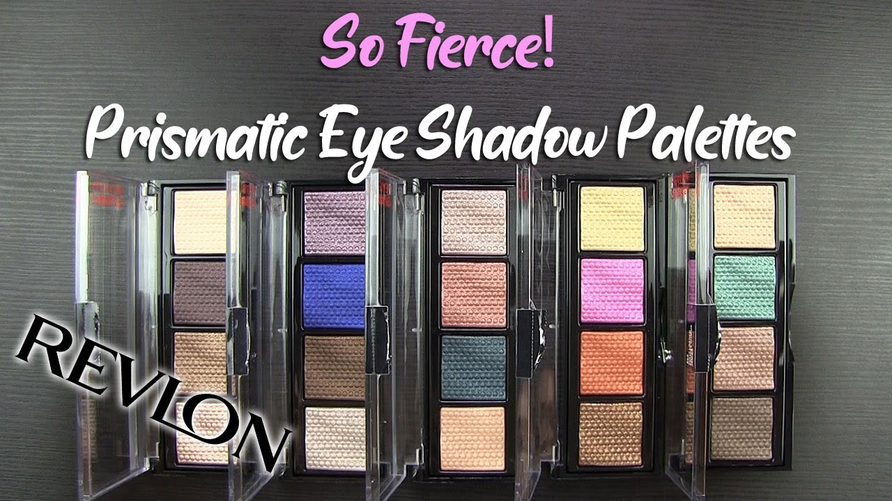 Revlon So Fierce Prismatic Eyeshadow Palettes // Swatches & Review