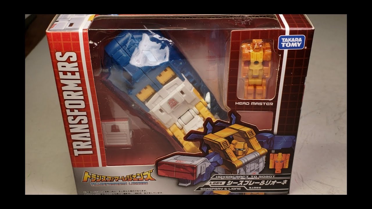 TakaraTomy Legends Series LG-64 Seaspray + Lione [Cdog Cdog Review]