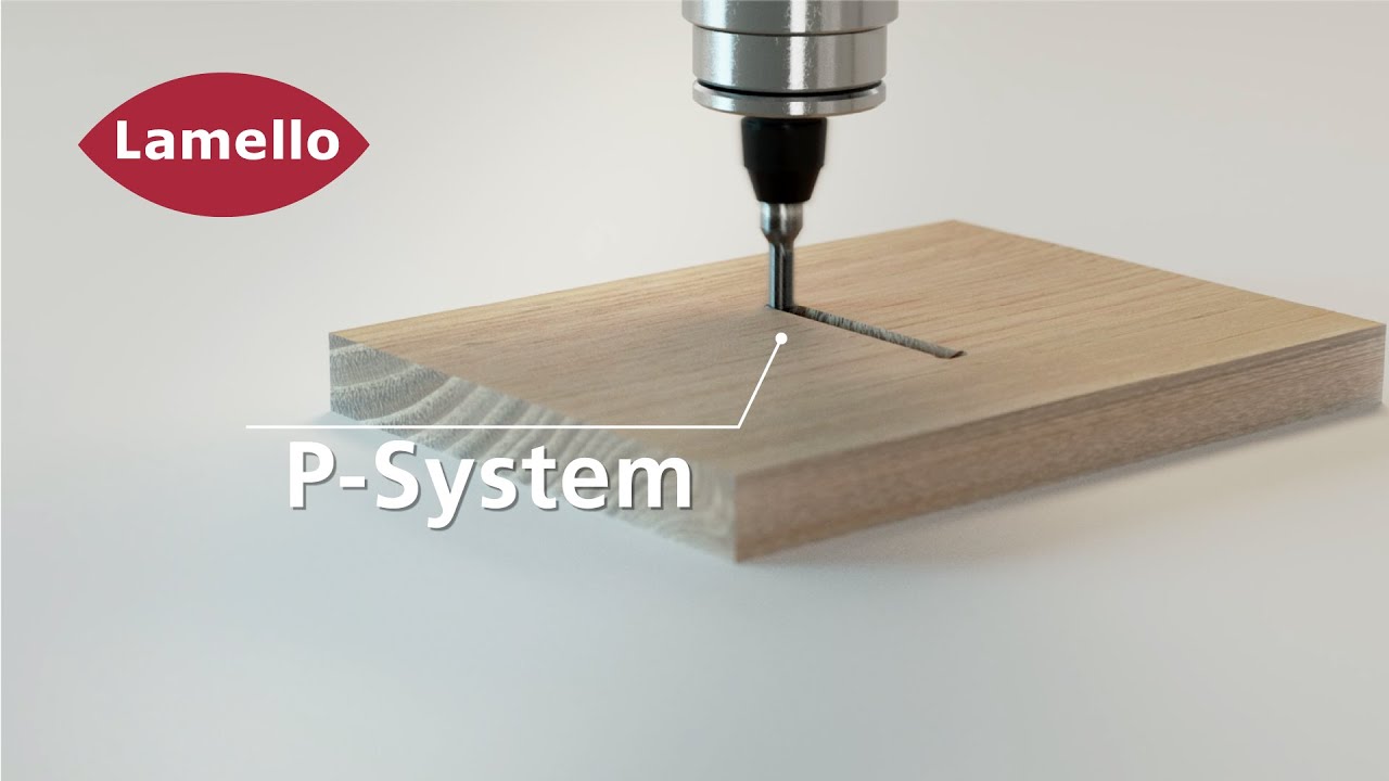 Rainure profil&eacute;e dans la surface avec la fraise &agrave; queue P‐System CNC et un d&eacute;placement sur 3 axes