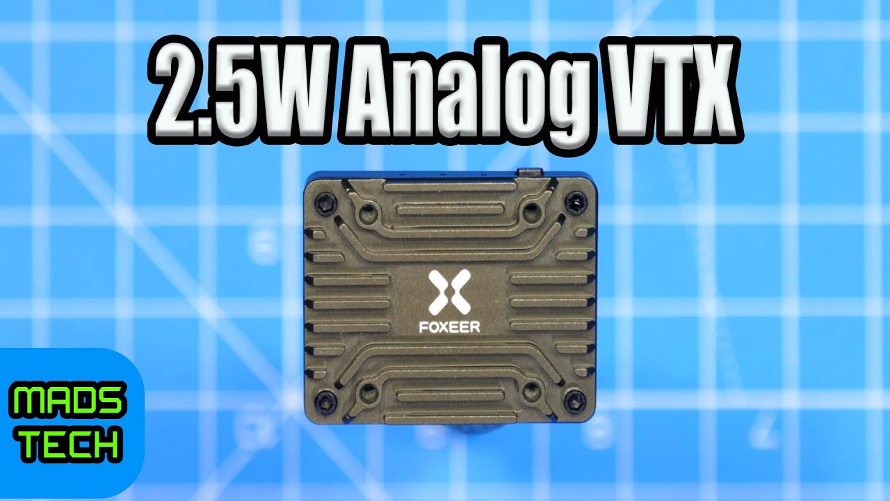 Foxeer Reeper Extreme 2.5W FPV VTX — уровни мощности и разборка