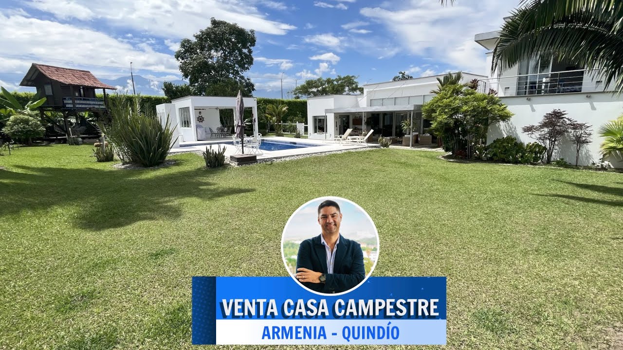 VENTA DE CASA CAMPESTRE EN ARMENIA, QUINDÍO, COLOMBIA