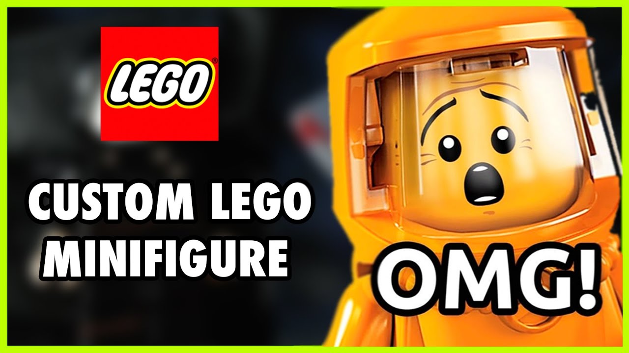 😱 Pad Printed CUSTOM LEGO Minifigure TrueredStudio 🔪