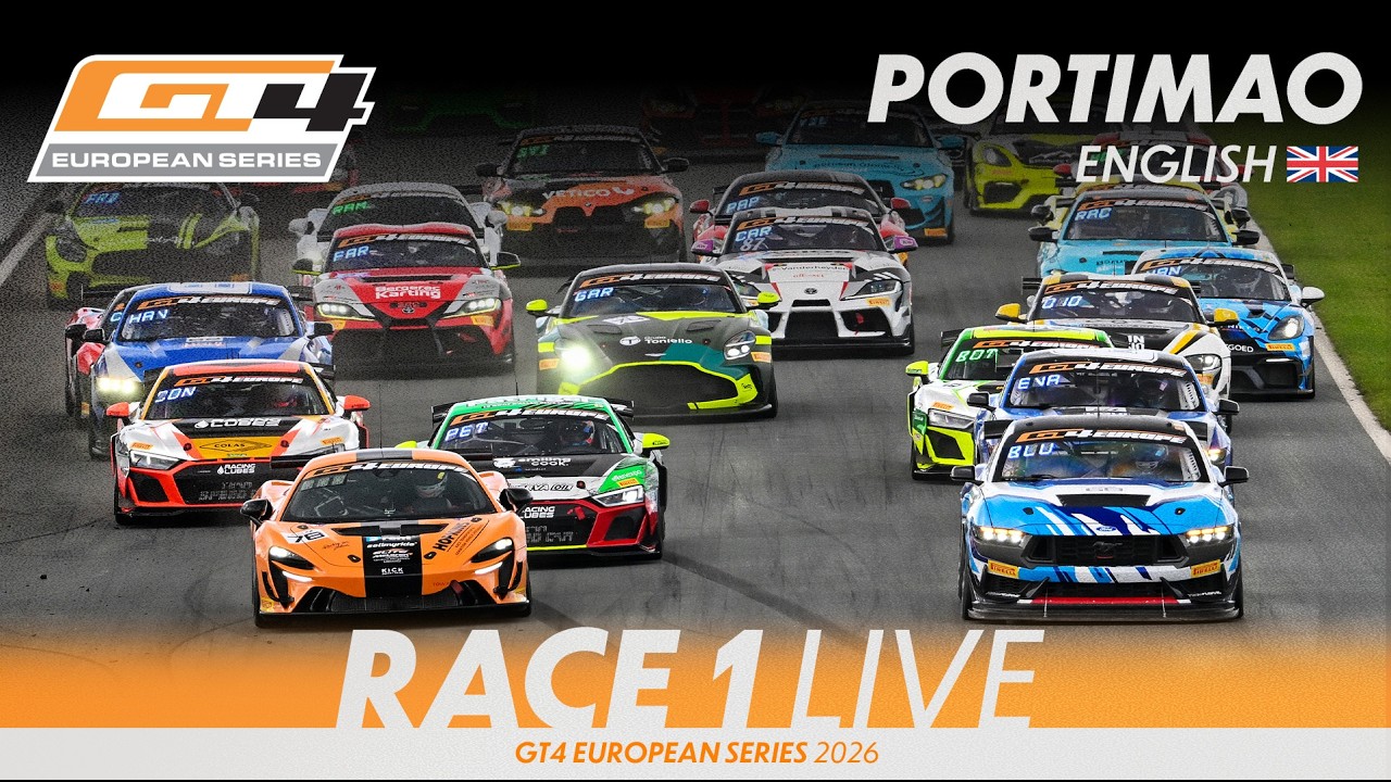 LIVE I Race 1 I Portim&atilde;o I GT4 European Series 2026 (English)