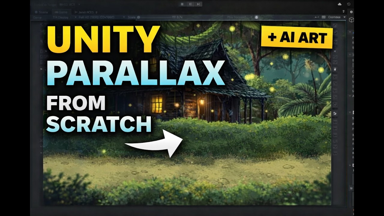 How to Make Parallax Effect in Unity (Step-by-Step + Custom AI Art)