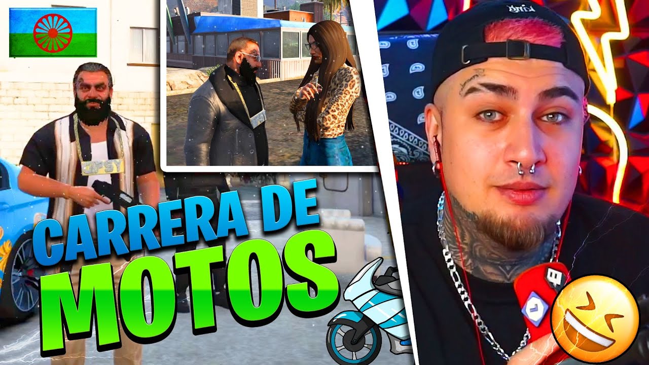 👊 JUAN JOSÉ 🧔 | CARRERAS DE MOTOS 🛵 | LOS FERNÁNDEZ 💙❤️💚 | CHECKPOINT 👾 | GTA V ROLEPLAY