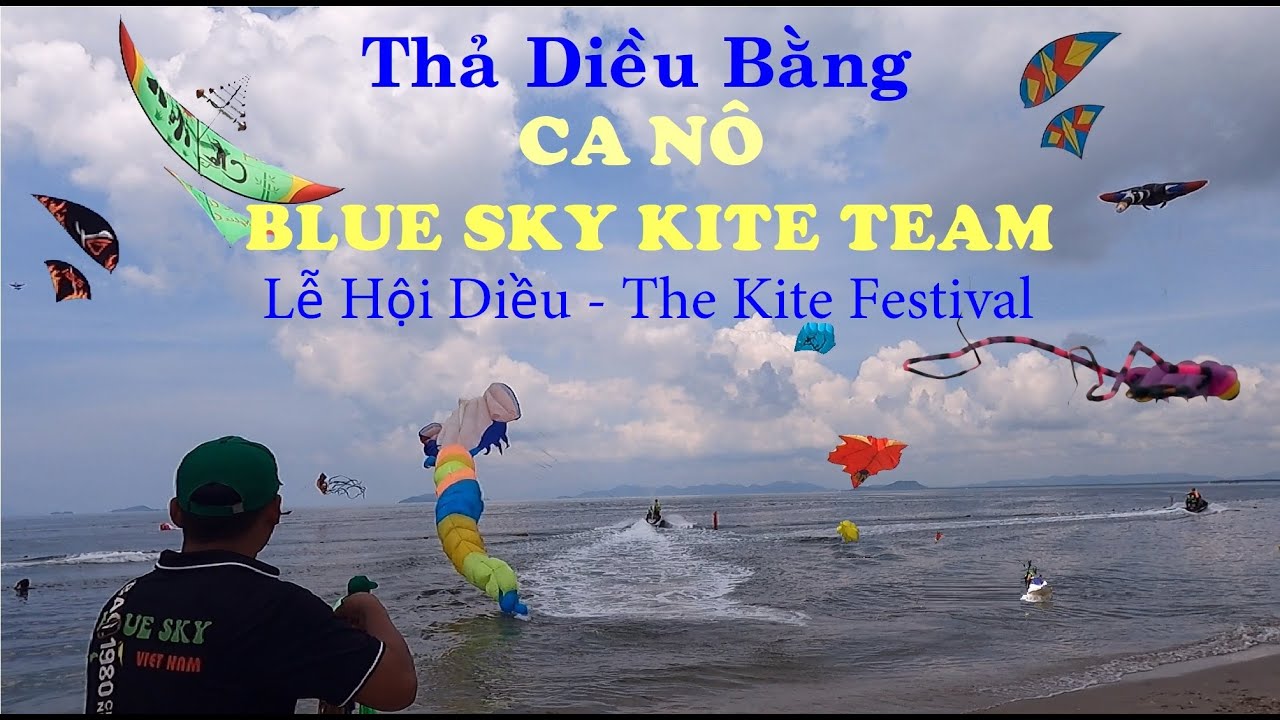 Thả Diều bằng Canô - Lễ Hội Diều tại Hà Tiên - BLUE SKY KITE TEAM - Dream Kite