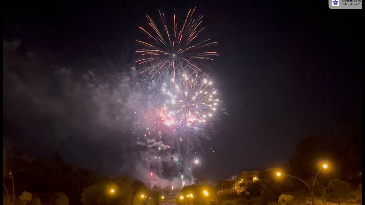 CASTILLO DE FUEGOS ELCHE AGOSTO 2025