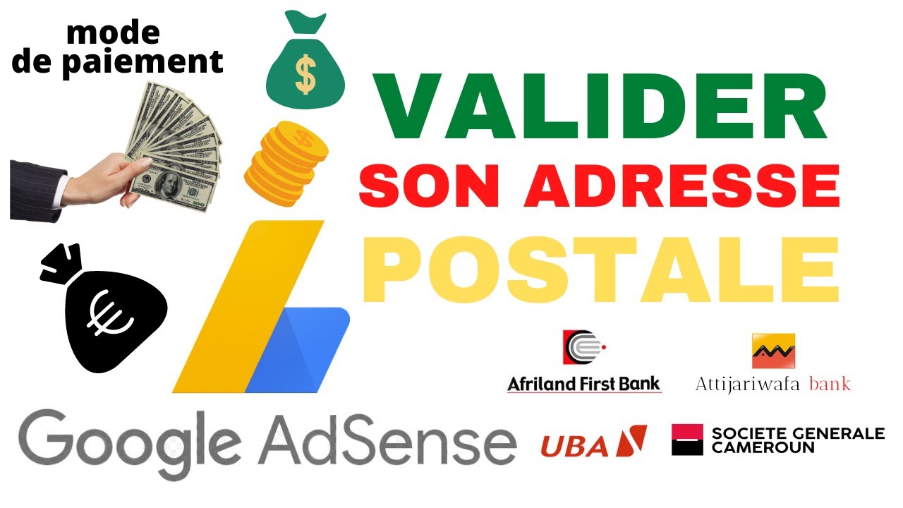 TUTO: COMMENT VALIDER SON ADRESSE DE PAIEMENT POUR RECEVOIR SES REVENUS YOUTUBE: code &agrave; 6 chiffres