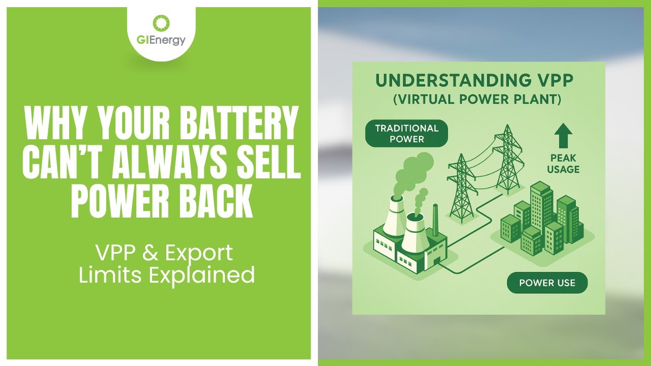 Why Your Battery Can&rsquo;t Always Sell Power Back - VPP & Export Limits Explained