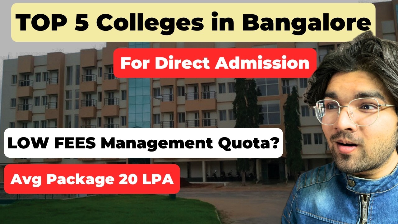 Top 5 College for Direct Admission in Bangalore | Budget Management Quota Options? ComedK 2026