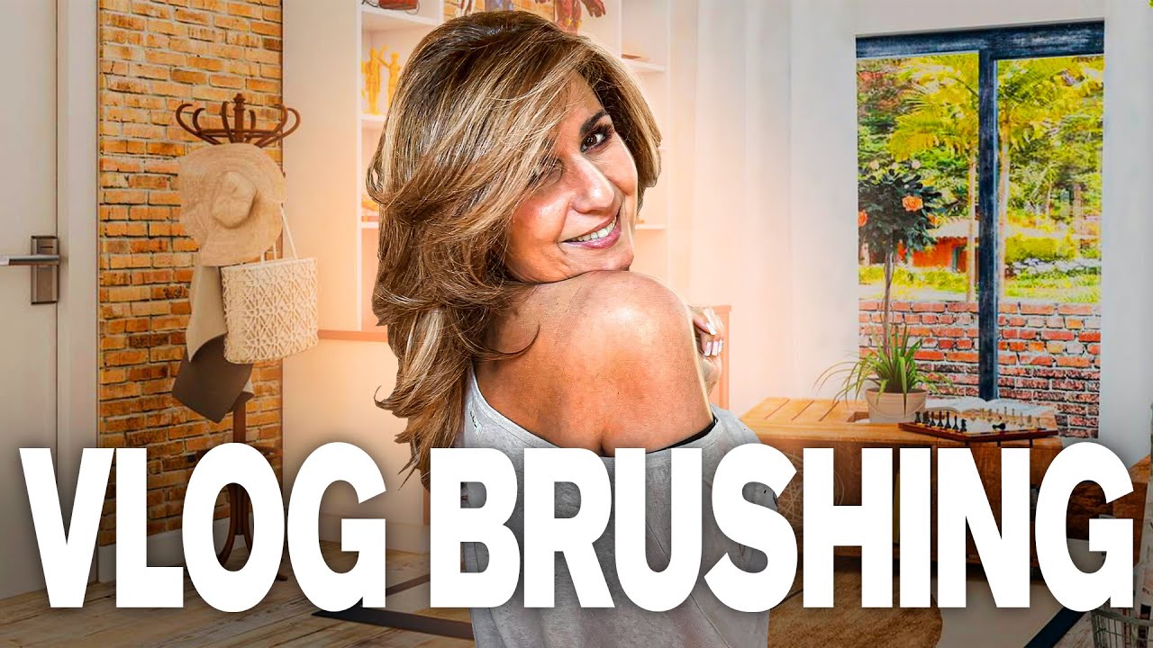 VLOG BRUSHING : Je vous montre toutes les étapes de ma coiffure et mon brushing !