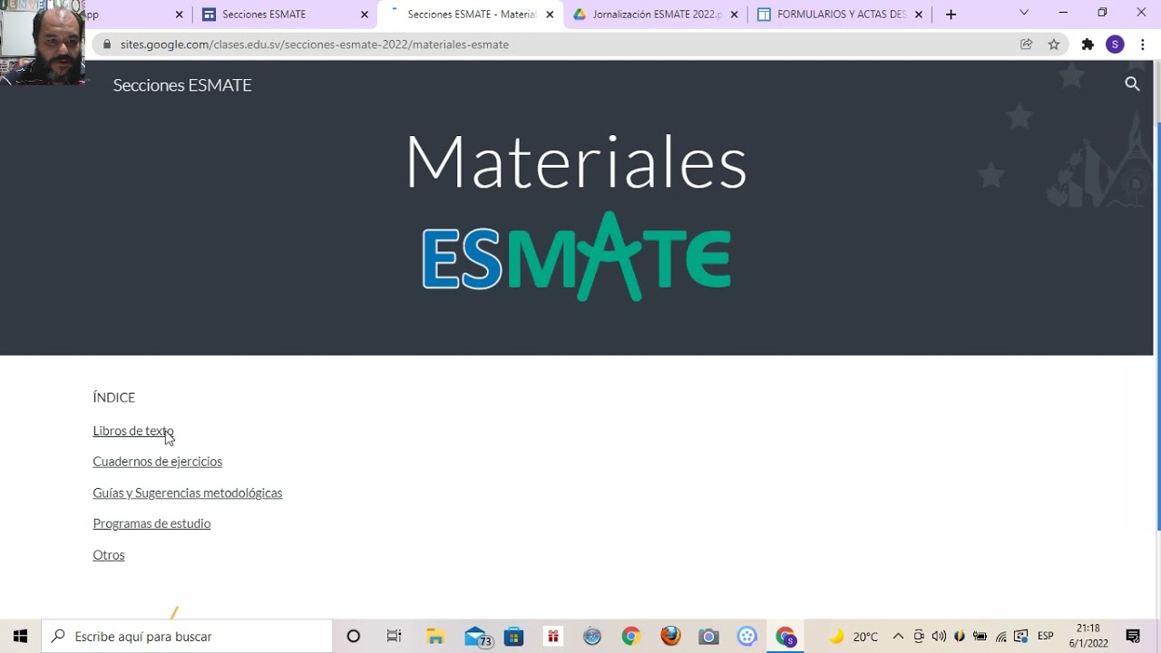 Encuentra todos los recursos de ESMATE 2022