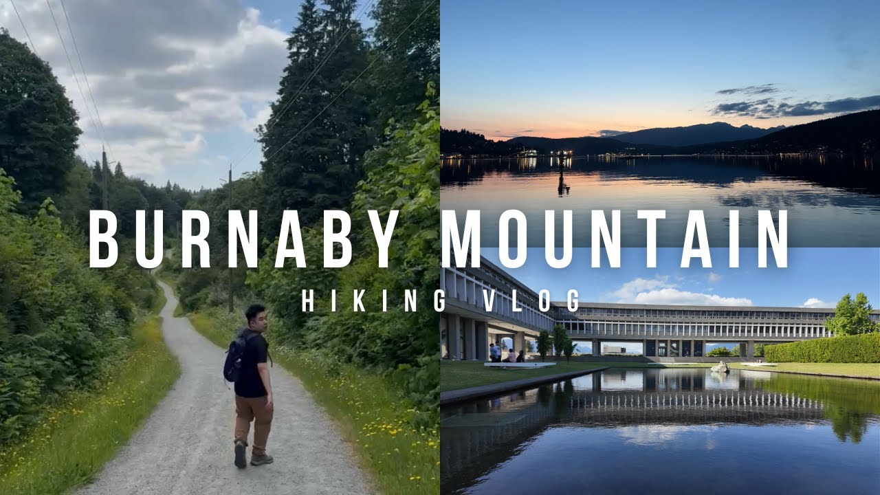 Burnaby Mountain Hiking Vlog｜SFU Campus Tour... and a Wild Surprise?! 🐻😱