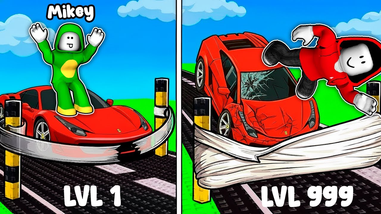 JJ and Mikey Drove Through 7,208,728 Layers of DUCT TAPE in Roblox! Maizen