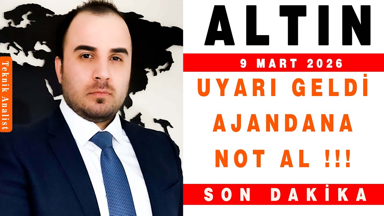 ALTIN ANALİZİ AJANDANA NOT AL UYARI GELDİ   #İRAN #ABD  | ŞENOL KAAN  |  09.03.2026