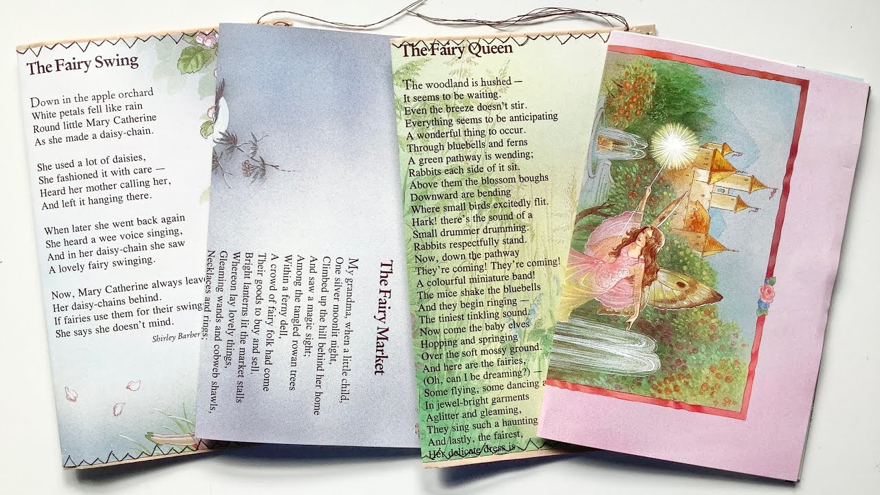 Making fairy journals start to finish - Feature pages (Part 3)