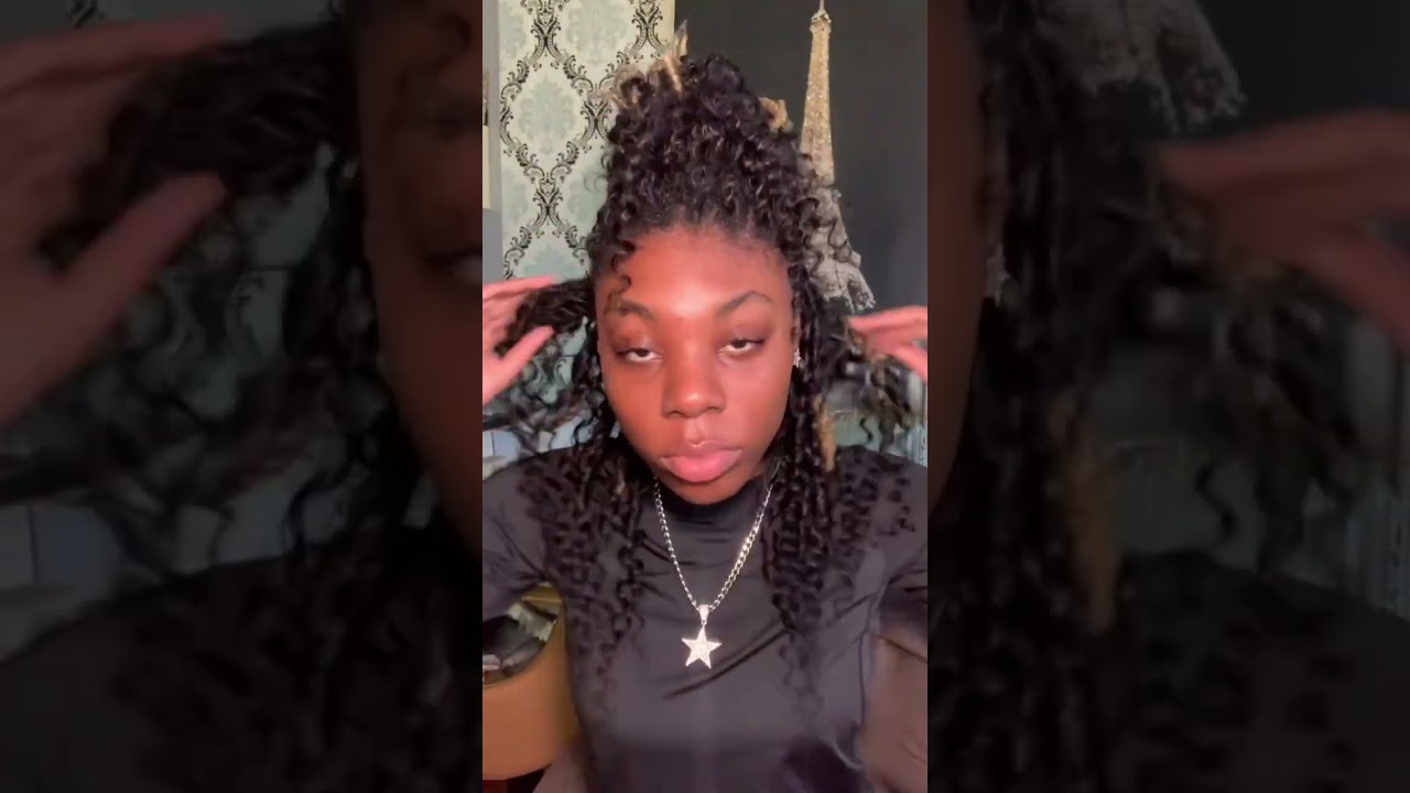 Adding a little boho magic to my short locs today ✨