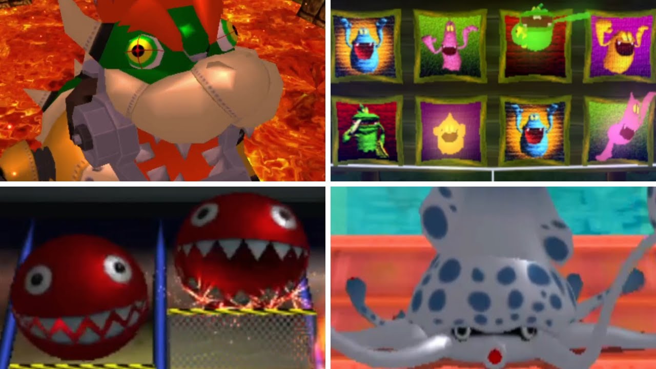 Mario Power Tennis - All Special Games