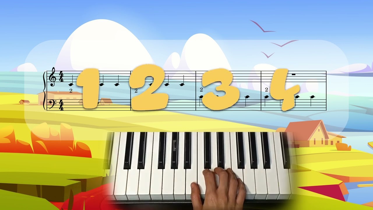 Première leçon de piano pour enfants (play-along) - 