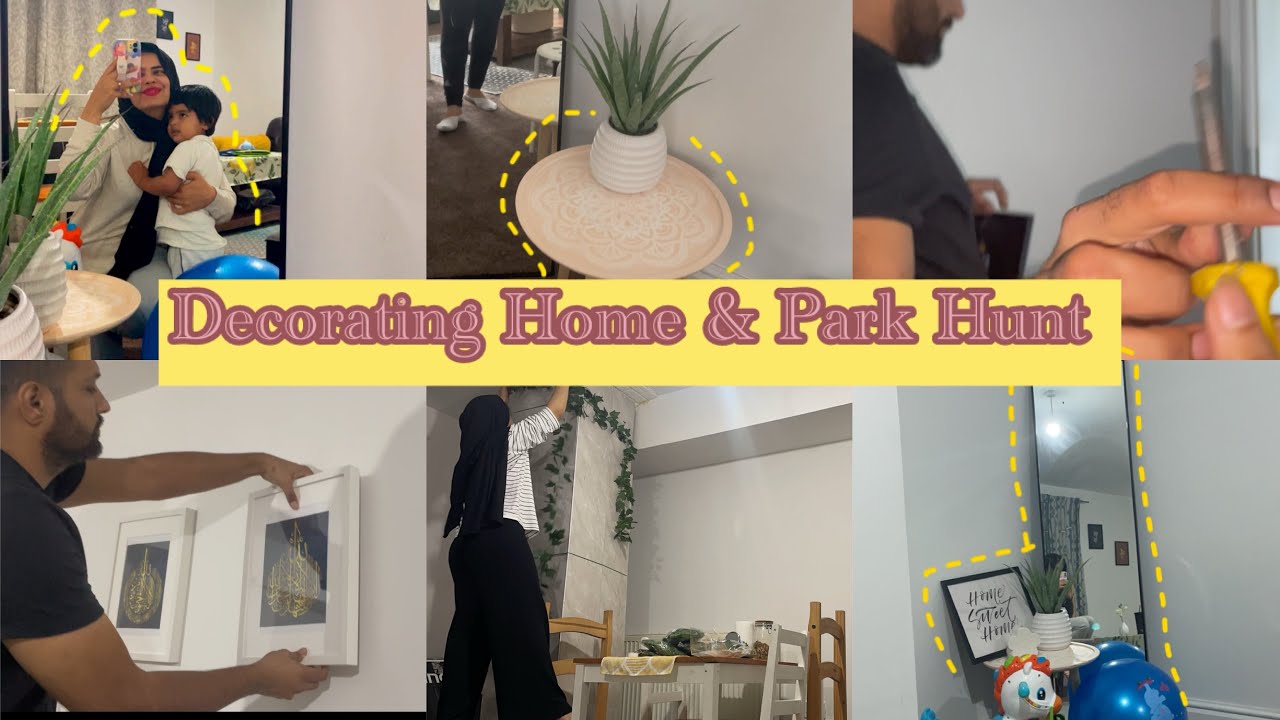 DECORATING FLAT & PARK HUNT (NOT SO EASY) 🥲 | Conservative Rida In UK
