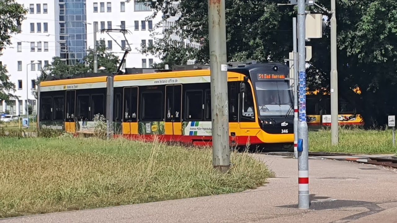 Riding with diverted Tram-Train line S11, from Train-Main-Station to Hirtenweg! (Construction)