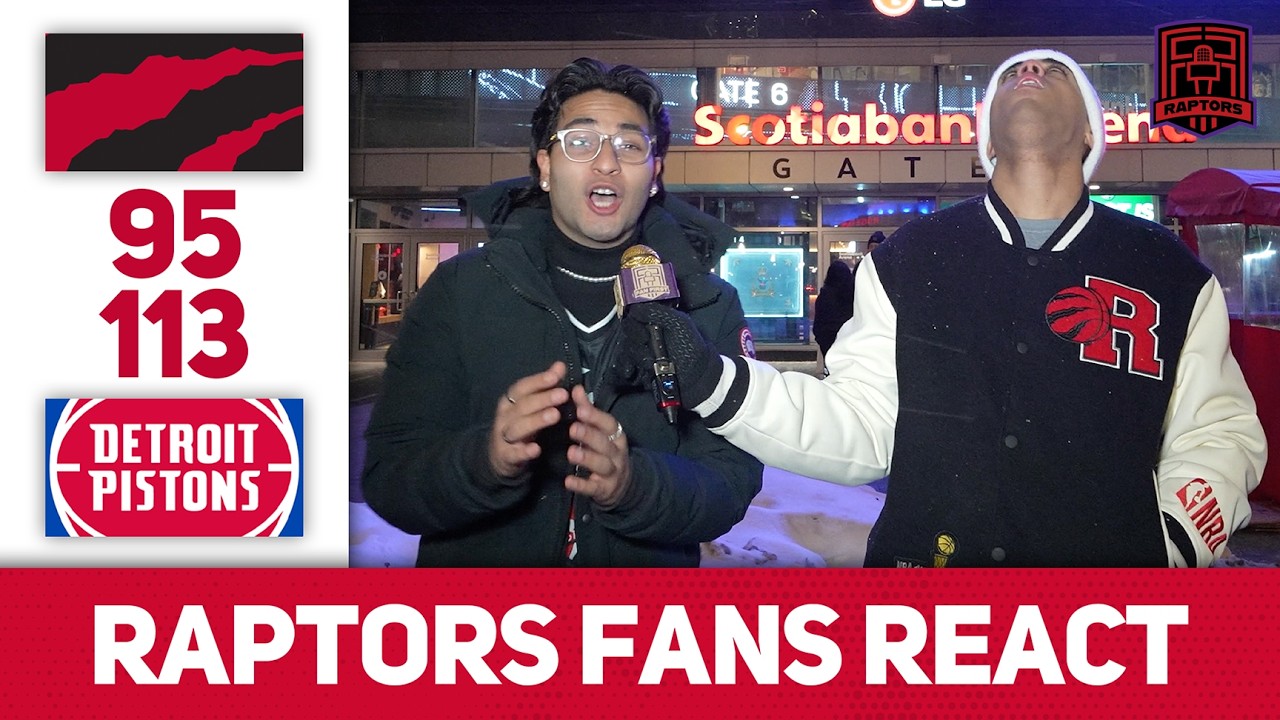 Fix Your Bigs | Raptors Fans React | Raptors 95-113 Pistons