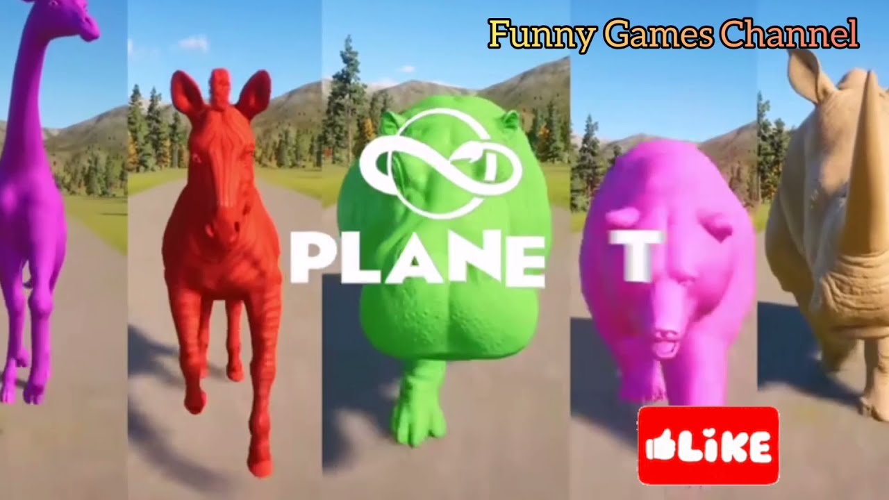 Wild Animals Speed Races in Planet zoo included African Elephant, African Lion, Rhinoceros & etc.