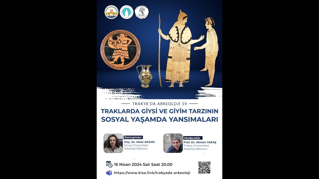 TRAKYA'DA ARKEOLOJİ 39 Traklarda Giysi ve Giyim Tarzının Sosyal Yaşamda Yansımaları Mete AKSAL