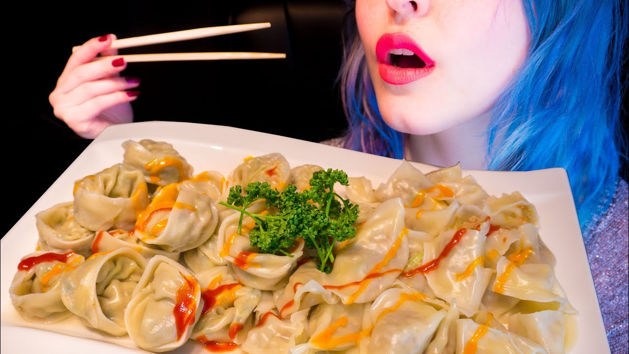 ASMR: Korean Dumpling Party! Veggie Son Mandu & Glass Noodle Gyoza Mandu ~ Relaxing [No Talking|V] 😻