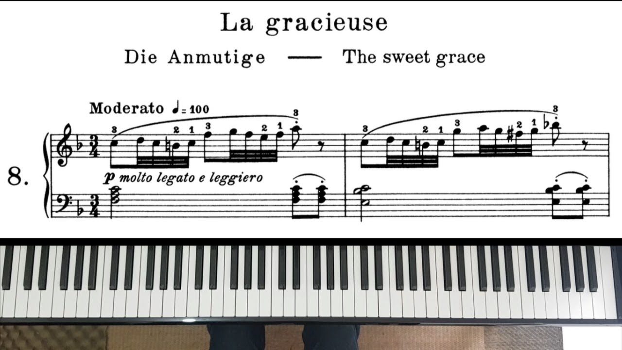 Burgmuller - La Gracieuse Op.100 n°8