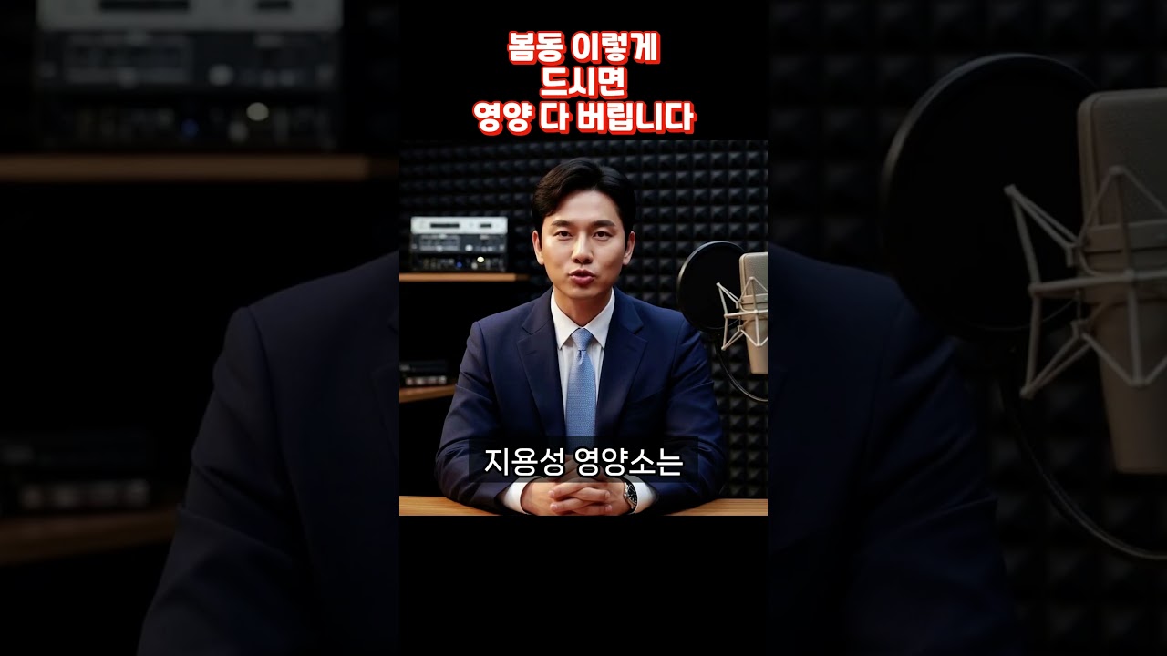 봄동 그냥드시면 영양 절반 버리는겁니다