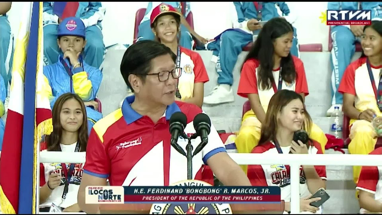 Pres. Ferdinand Marcos Jr. OFFICIALY OPENS THE 65TH PALARONG PAMBASA | 2025 Palarong Pambansa
