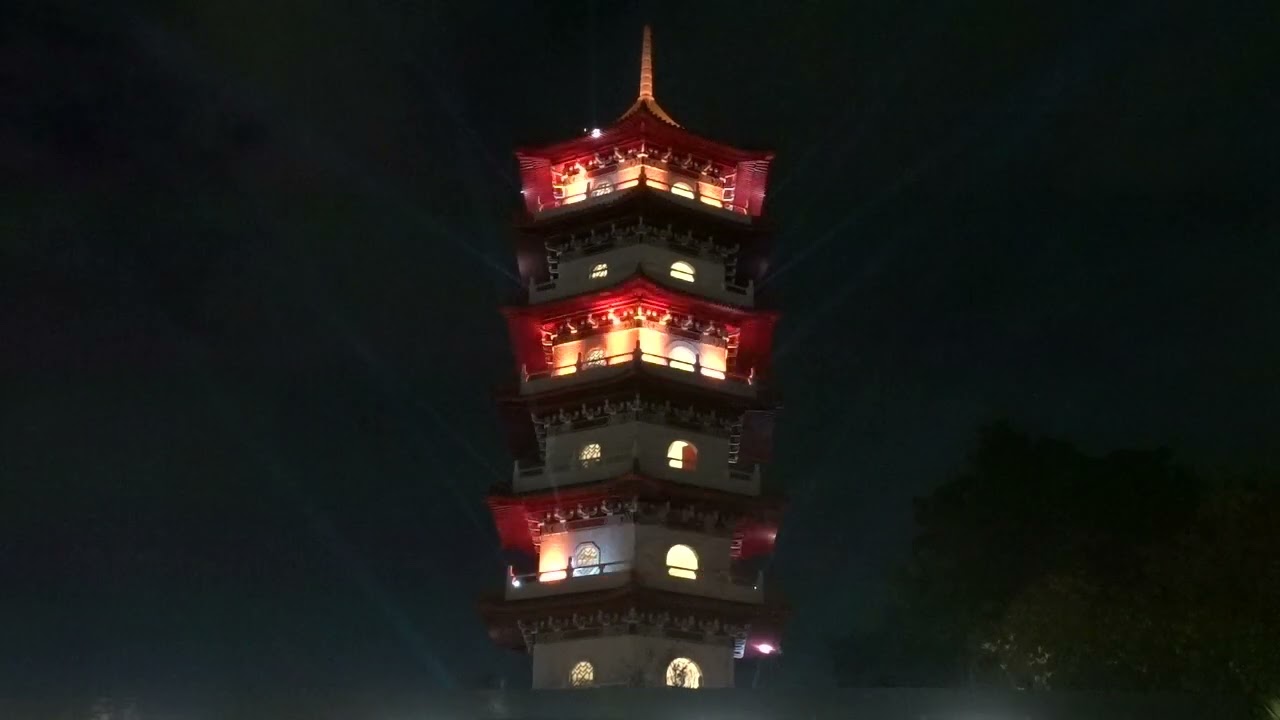Cloud Pagoda Light show: Mid-Autumn Symphony