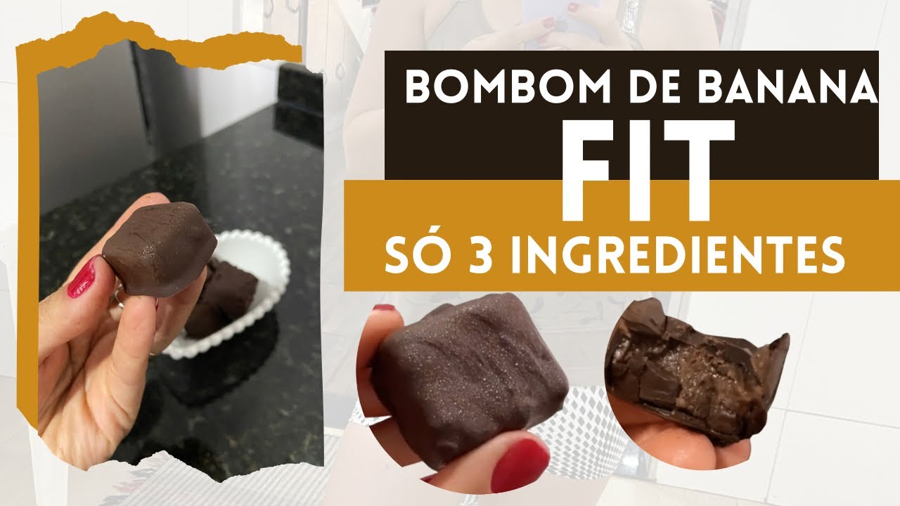 #02 Bombom de banana FIT com 3 ingredientes!