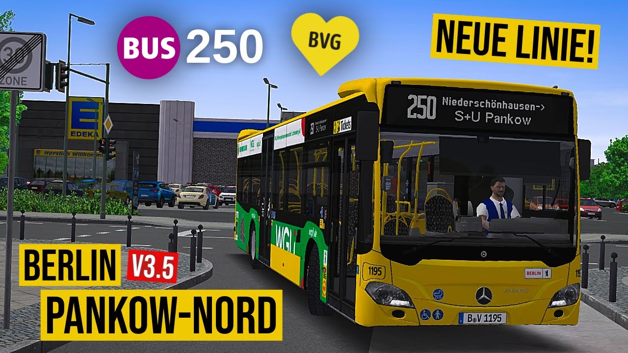 OMSI 2: Berlin PANKOW-NORD V3.5! - NEUE Linie 250! #323 | PxlKiing