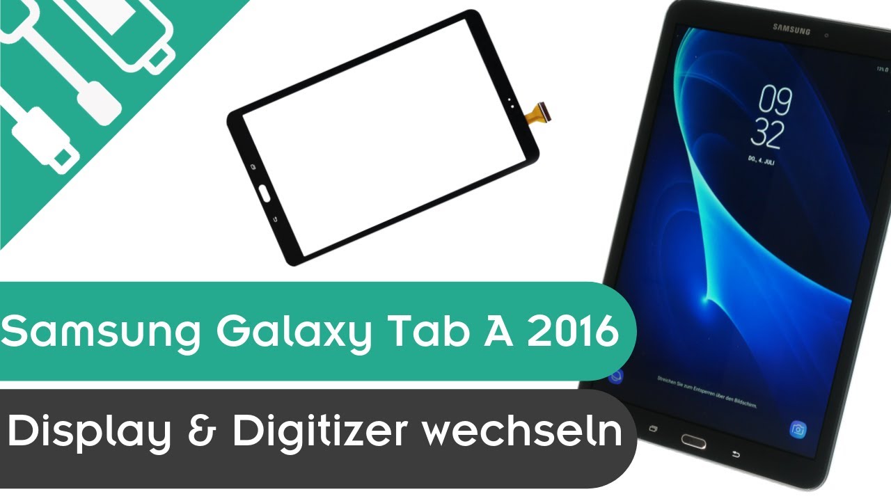 Samsung Galaxy Tab A 2016 (T580) Display & Digitizer wechseln | kaputt.de