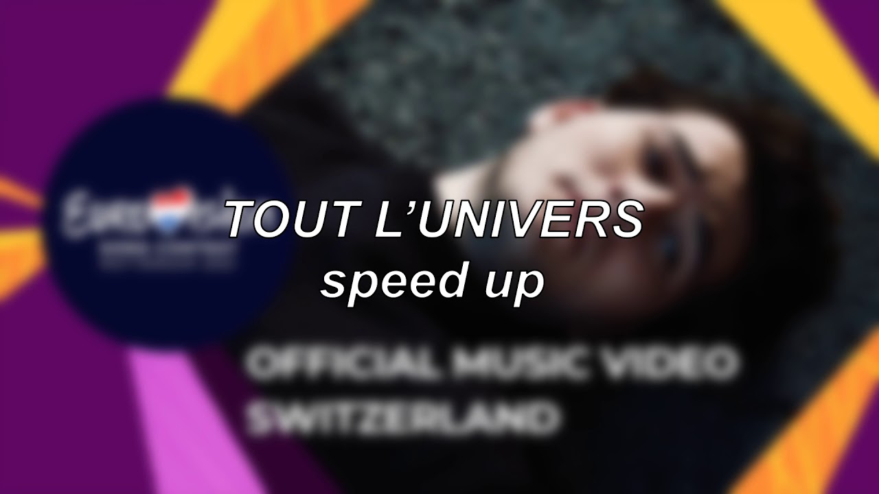 Gjon's Tears - Tout l’Univers - Switzerland 🇨🇭 (Eurovision 2021) | Speed Up