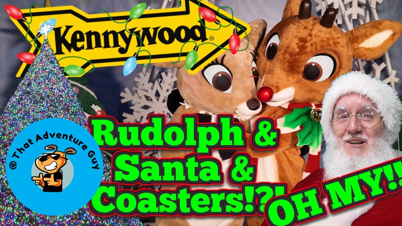 Opening Night at Kennywood Holiday Lights 2024: Meet the NEW Rudolph & over 3 MILLION Lights! ADV 73