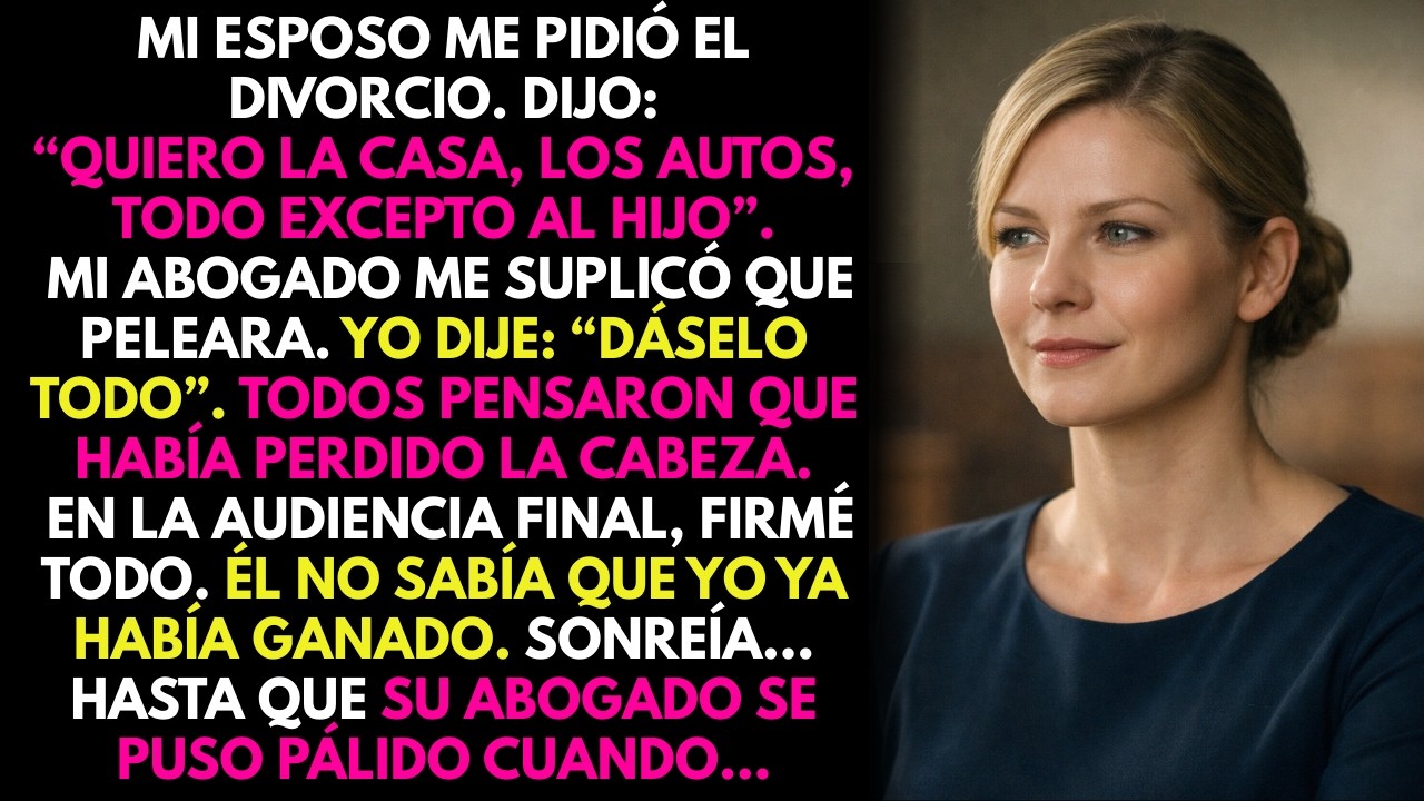 Mi esposo se quedó con todo en el divorcio… sin saber lo que realmente se llevaba para siempre
