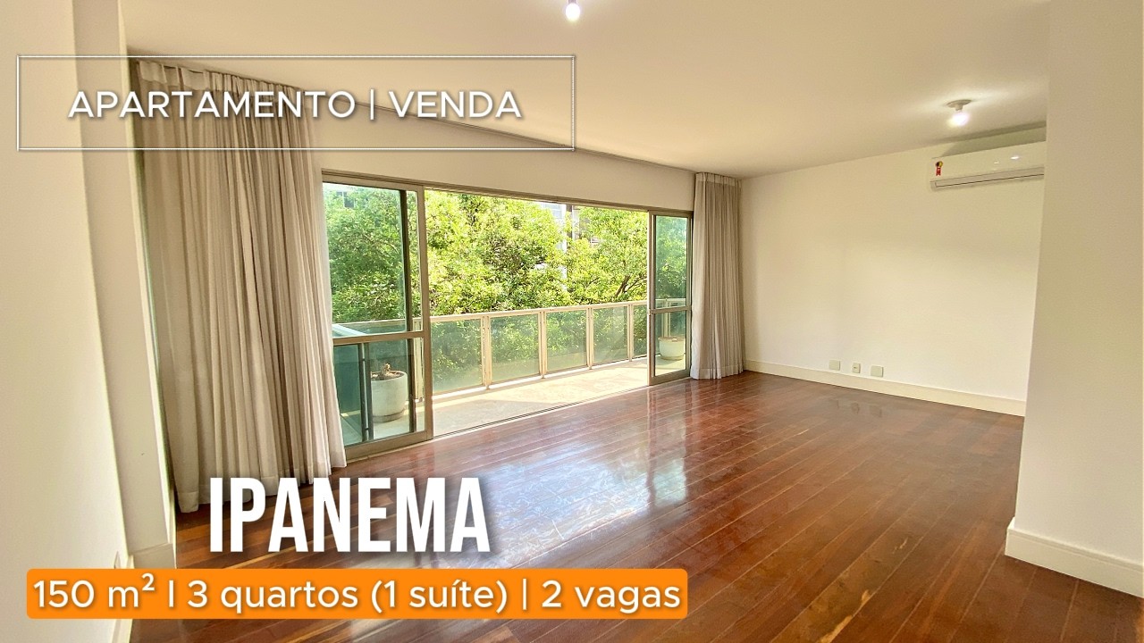 Apartamento amplo e elegante numa rua tranquila de Ipanema 🌿