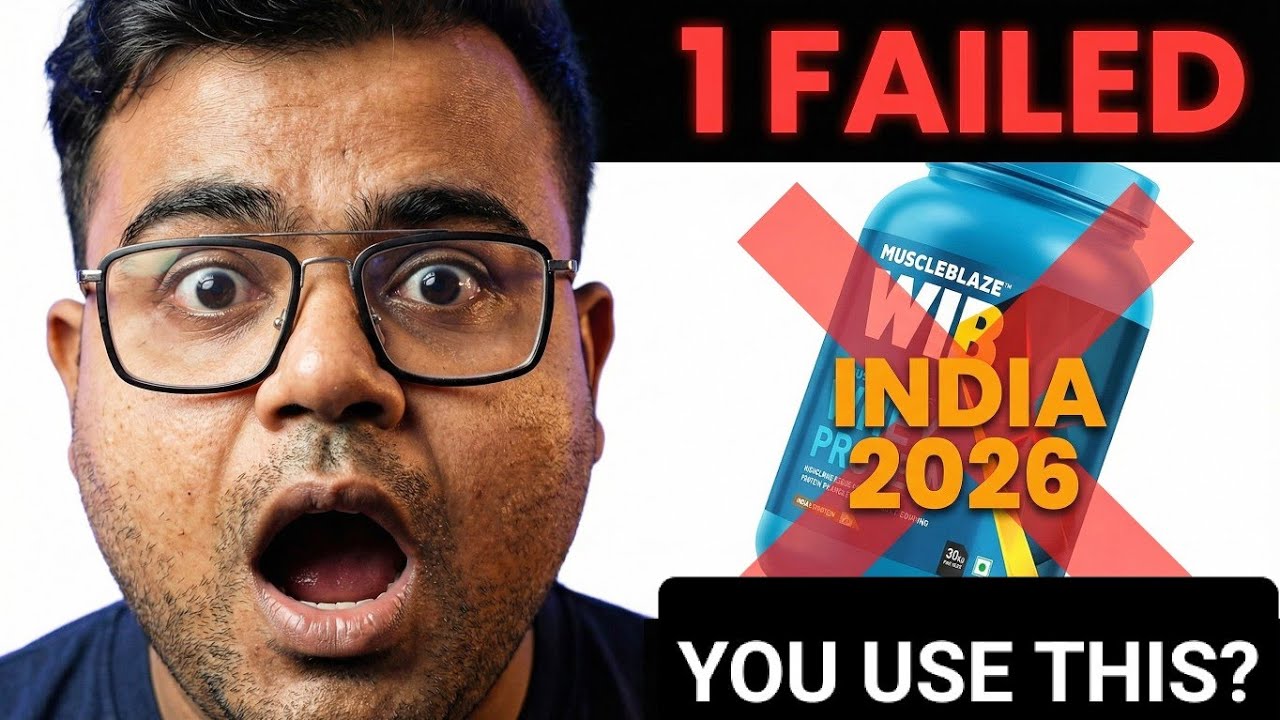 India&rsquo;s 51 Whey Proteins TESTED: 1 Brand FAILED (2026 Update!)