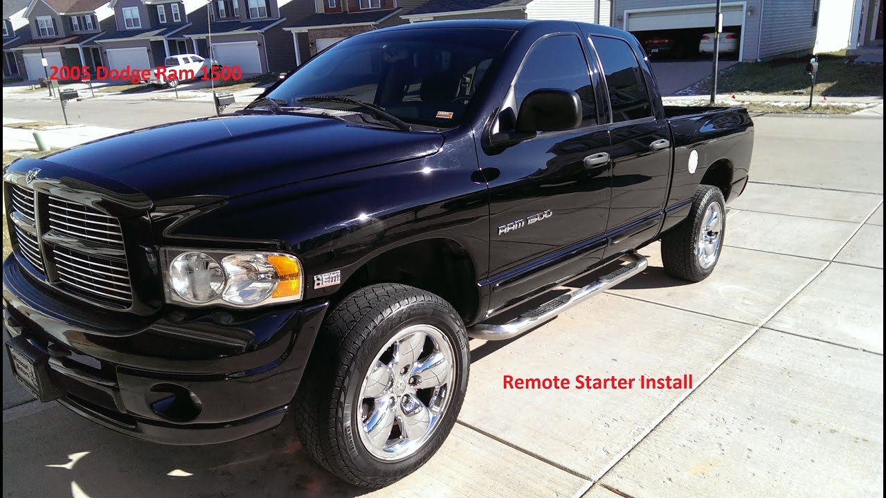 2005 Dodge Ram 1500 Remote starter install of Avital 4103