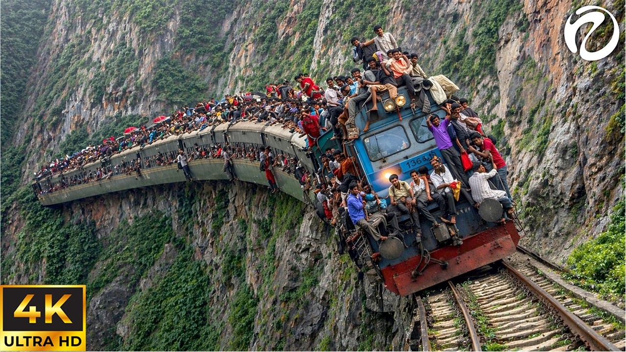 Impossible Places | Top 25 Unreal Train Road But Actually Exist! | 4K Travel Documentary