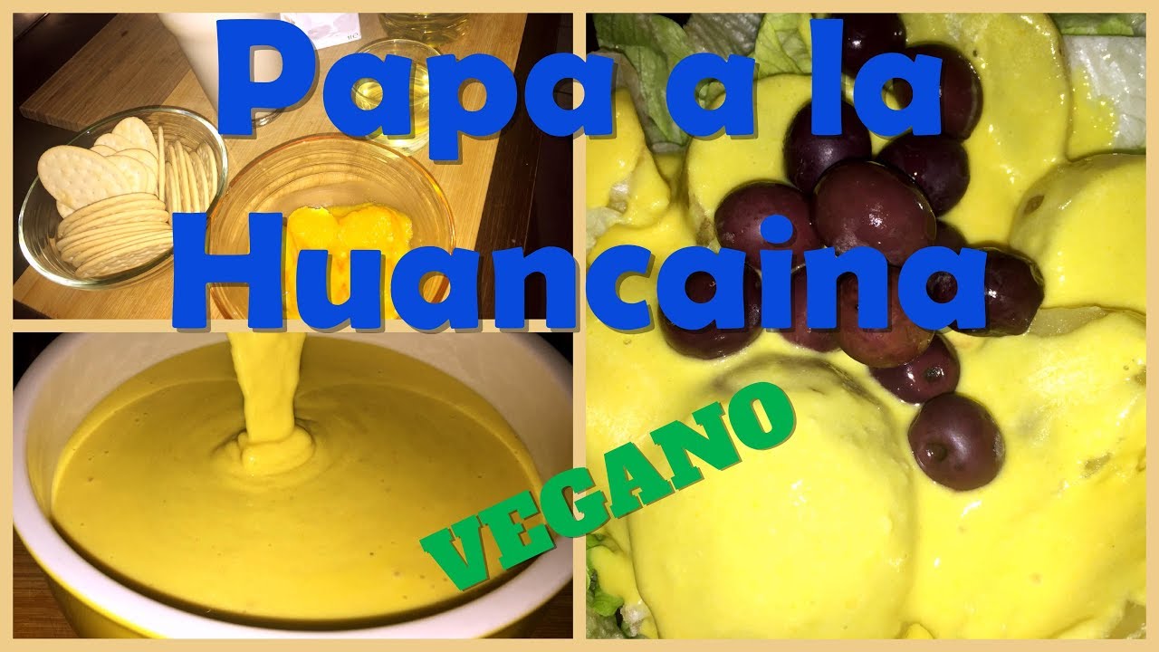 Papa a la Huancaina VEGANA/ Salsa Huancaina VEGANA/Cocina Peruana/Recetas Veganas