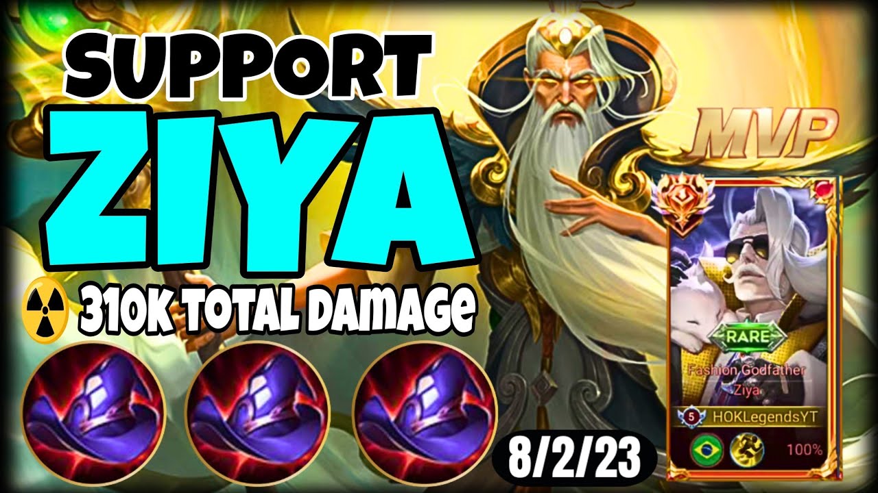 INSANE DAMAGE WITH THE NEW HERO | ZIYA HONOR OF KINGS GLOBAL - RANK GM EPIC