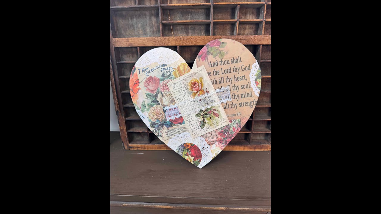 Dollar Tree Heart Makeover - Part 2