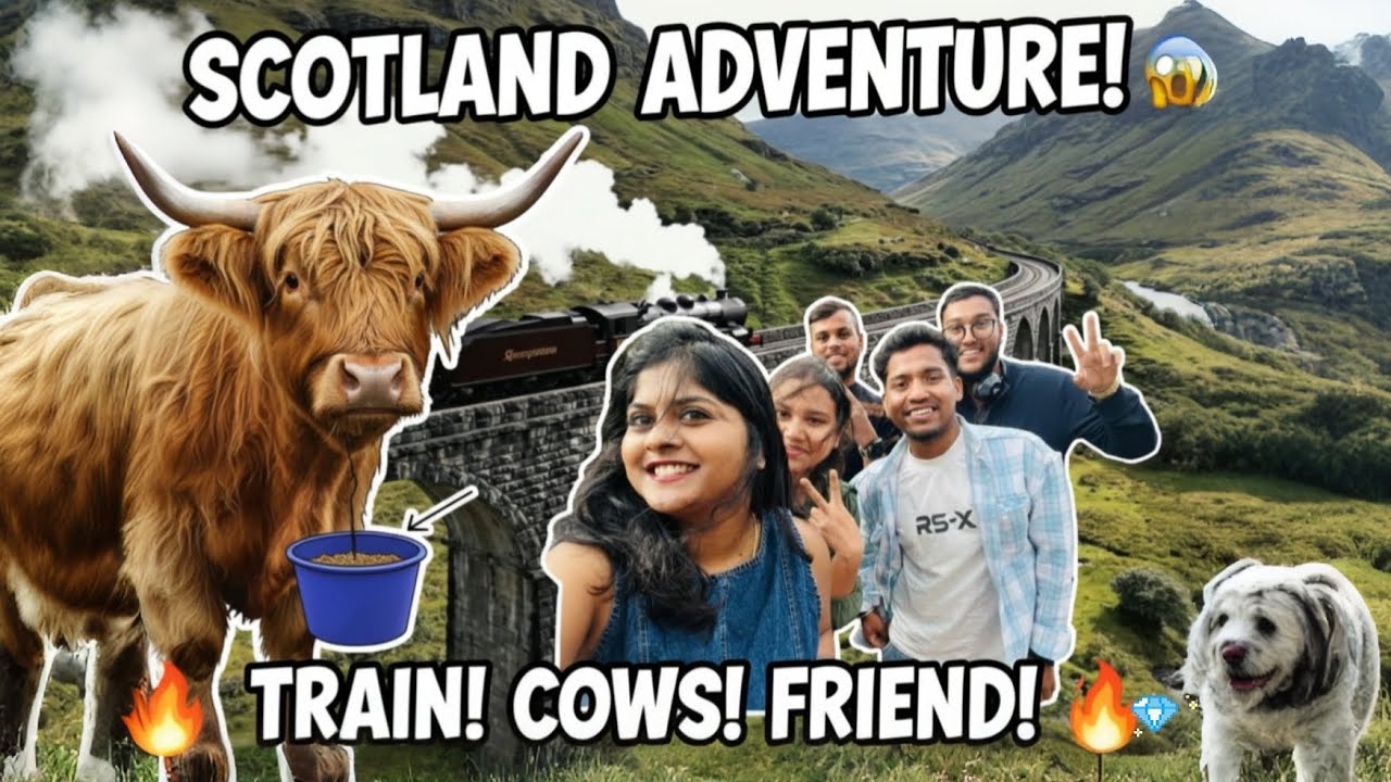 Lost in the Scottish Highlands: An EPIC Adventure (Train, Cows & More!)