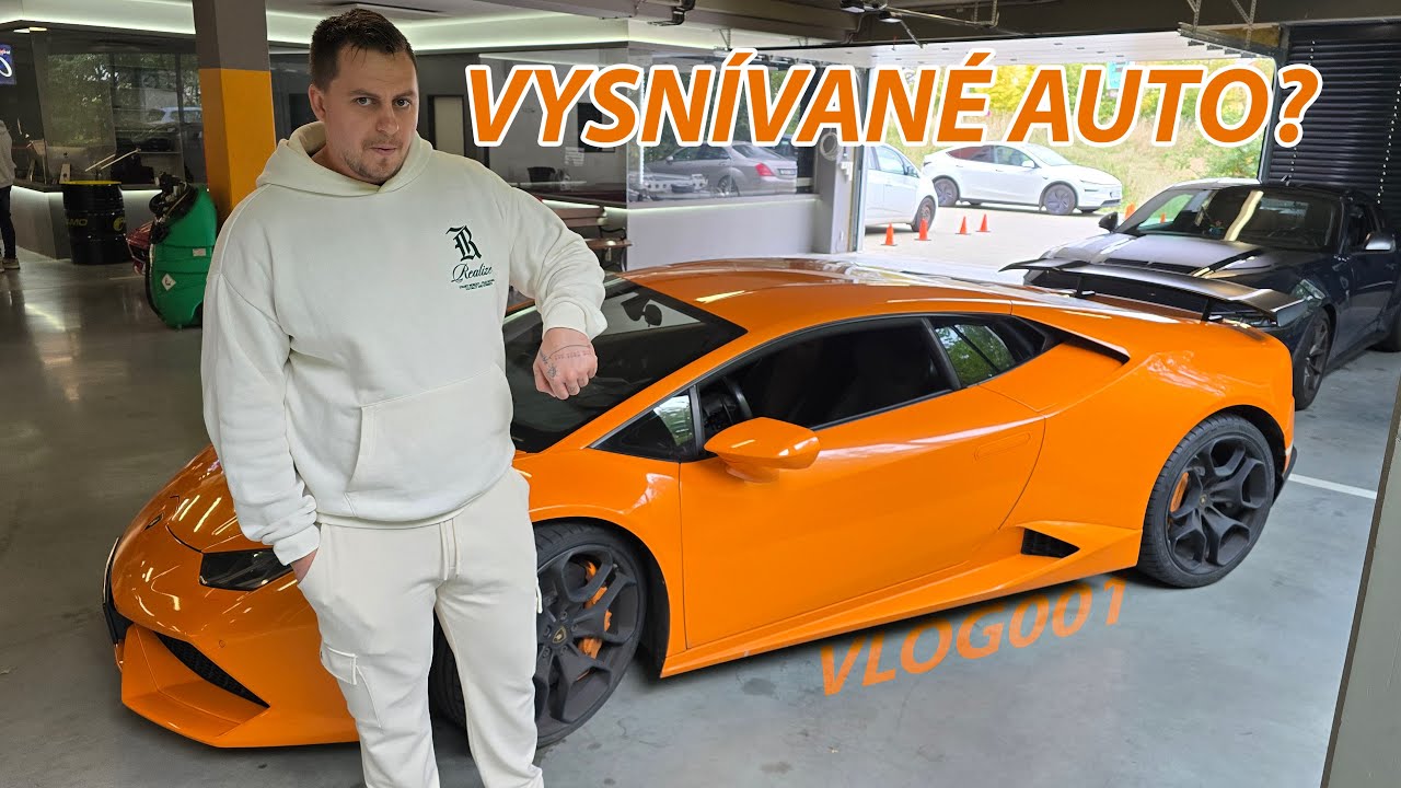 Zašoféroval som si LAMBORGHINI HURACÁN  |  Aký je? |   Pracovno-relaxačný VLOG z PRAHY