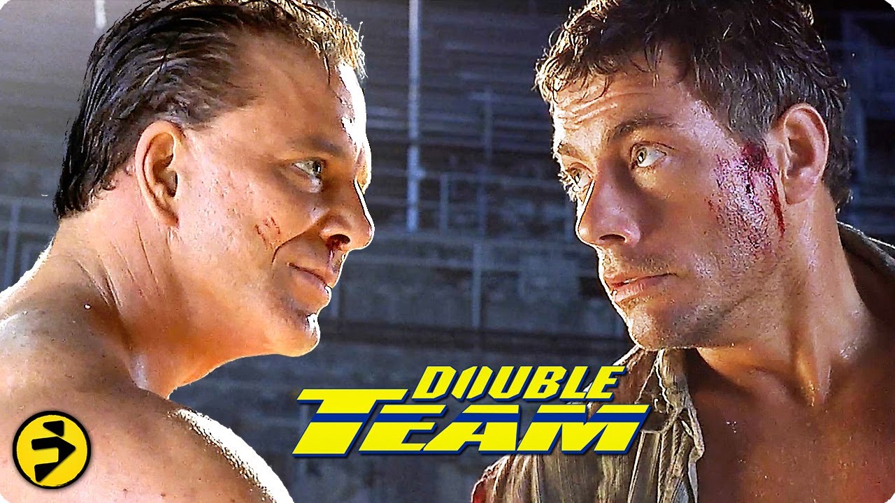 DOUBLE TEAM | Jean Claude Van Damme v Mickey Rourke | Fight Scenes